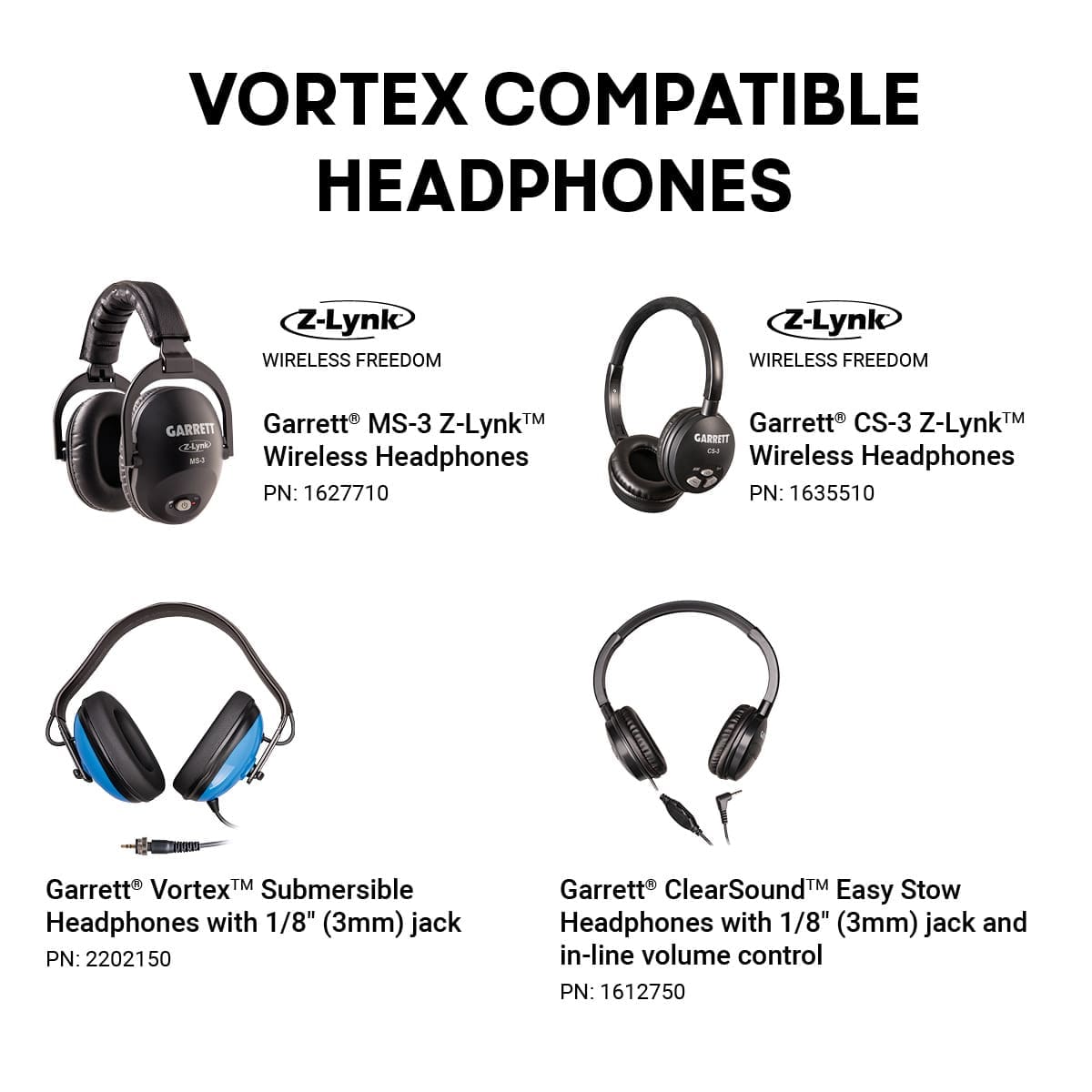 Trabzon Garrett Vortex VX9 Dedektör - Z-Lynk uyumu, hedef sesinin gecikmesiz ve daha kontrollü takip edilmesini sağlar.